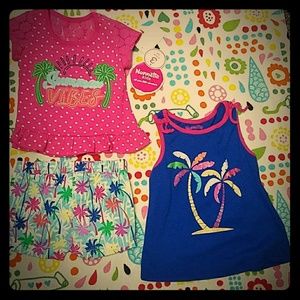 NWT LITTLE GIRLS SET